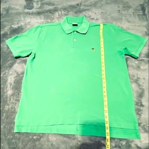 Brooks Brothers 100% Cotton Polo Green Sz M men’s Good.